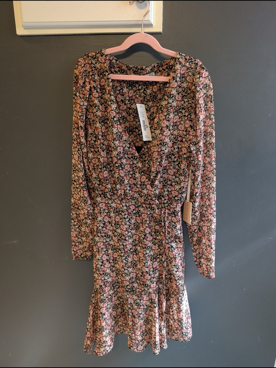 Black Tape_ Dresses & Skirts - Black Tape- Black Floral Dress